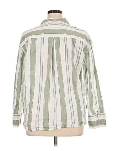 Ann Taylor LOFT 3/4 Sleeve Button-Down Shirt (view 2)