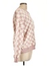 T Tahari Checkered-gingham Pink Pullover Sweater Size L - photo 4