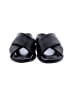 J.Crew 100% Leather Black Sandals Size 10 1/2 - photo 2