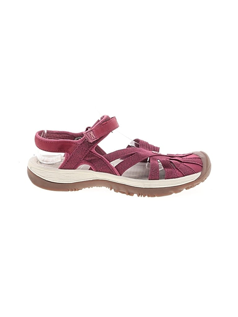 Pre-owned Keen Sandals In Burgundy