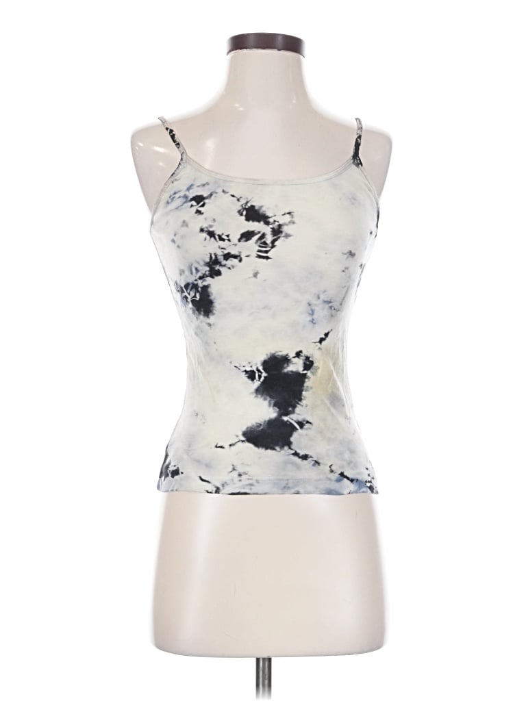 Pre-owned Hard Tail Tank Top Ivory Strapless Neckline Tops