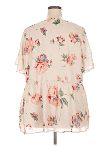 Lucky Brand Short Sleeve Blouse (view 2)