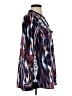Calvin Klein Print Blue Long Sleeve Blouse Size S - photo 4