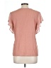 Calvin Klein Pink Short Sleeve Blouse Size L - photo 2