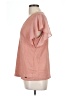 Calvin Klein Pink Short Sleeve Blouse Size L - photo 5