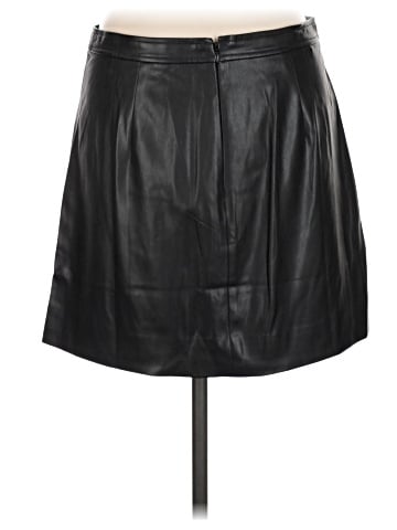 J.Crew Collection Faux Leather Skirt (view 2)