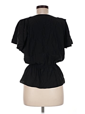 Parker Short Sleeve Silk Top (view 2)