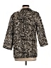 Chico's 100% Polyester Animal Print Gold Blazer Size Sm (0) - photo 2