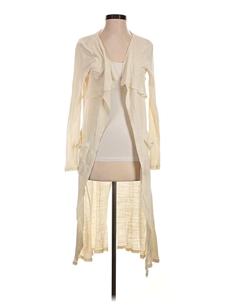 Pre-owned Fp Beach Kimono In Ivory
