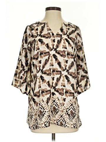 Belle By Kim Gravel 3/4 Sleeve Blouse (view 1)