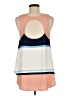 Deletta Blue Sleeveless Blouse Size M - photo 2