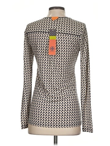 Tory Burch Long Sleeve Silk Top (view 2)