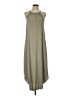 Double Zero Solid Green Casual Dress Size L - photo 1