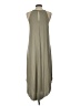 Double Zero Solid Green Casual Dress Size L - photo 2