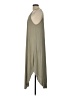 Double Zero Solid Green Casual Dress Size L - photo 5
