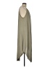 Double Zero Solid Green Casual Dress Size L - photo 4