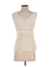 Ann Taylor 100% Polyester Ivory Sleeveless Blouse Size 2 - photo 2