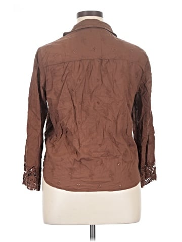 Fig & Flower Long Sleeve Blouse (view 2)