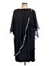 MSK Black Cocktail Dress Size L - photo 1
