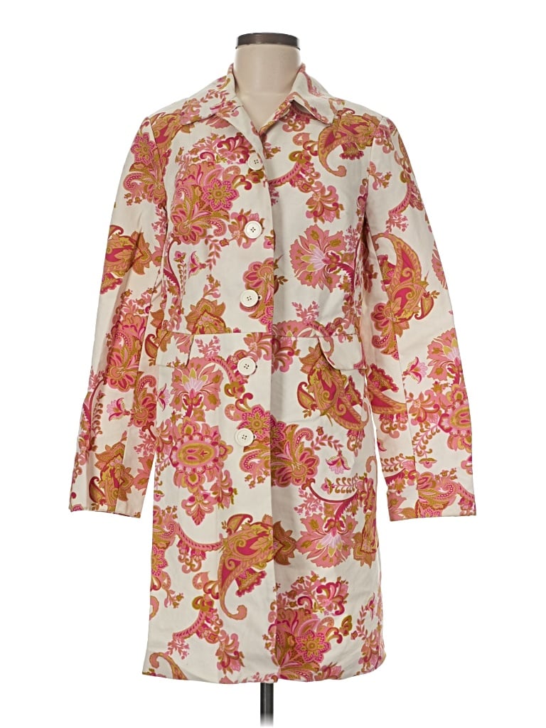 Pre-owned Willi Smith Raincoat In Ivory