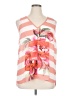 Elle 100% Polyester Pink Sleeveless Blouse Size XL - photo 1