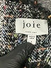 Joie Tweed Black Gray Wool Cardigan Size L - photo 7