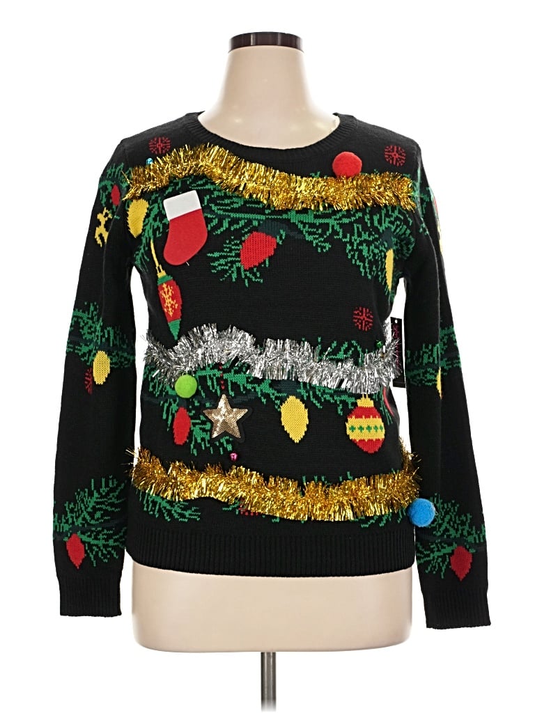 Pre-owned No Boundaries Pullover Sweater In Black