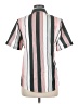 Unbranded 100% Polyester Stripes Pink Short Sleeve Blouse Size M - photo 2