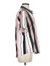 Unbranded 100% Polyester Stripes Pink Short Sleeve Blouse Size M - photo 4