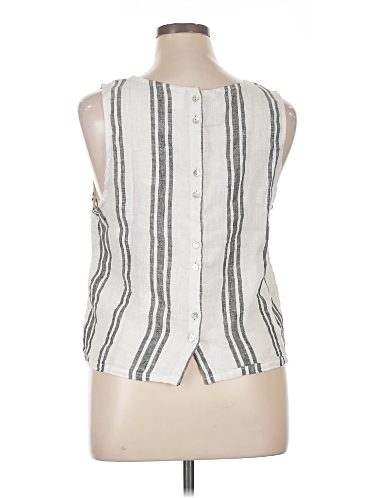Pre-owned C&c California Tank Top Silver Halter Neckline Tops