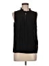 J.Crew 100% Polyester Black Sleeveless Blouse Size M - photo 1