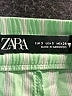 Zara Stripes Green Shorts Size S - photo 3