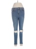 Topshop Hearts Blue Jeans Size 28 waist - photo 1