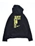 Nike 100% Polyester Black Pullover Hoodie Size L (kids) - photo 1