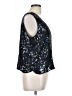 Elegance 100% Silk Black Sleeveless Top Size L - photo 4
