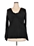 Cato Black Long Sleeve Top Size XXL (estimated) - photo 1