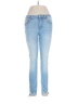 Zara 100% Cotton Hearts Blue Jeans Size 6 - photo 1
