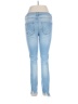 Zara 100% Cotton Hearts Blue Jeans Size 6 - photo 2