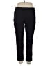 Elle Solid Black Casual Pants Size XL - photo 1