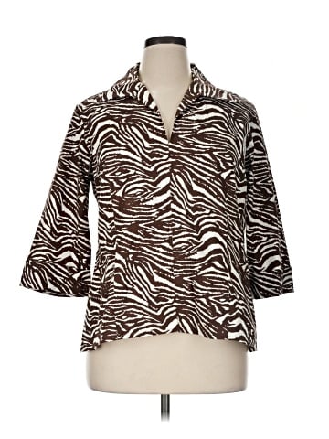Couleur by Finley 3/4 Sleeve Blouse (view 1)