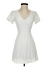 Mi ami 100% Polyester White Cocktail Dress Size XXS - photo 1