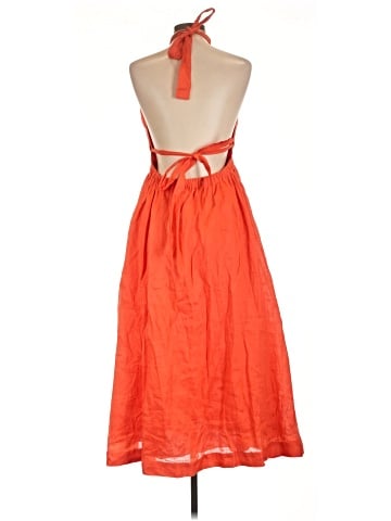 Zimmermann Shelly Halter Bow Midi Dress (view 2)