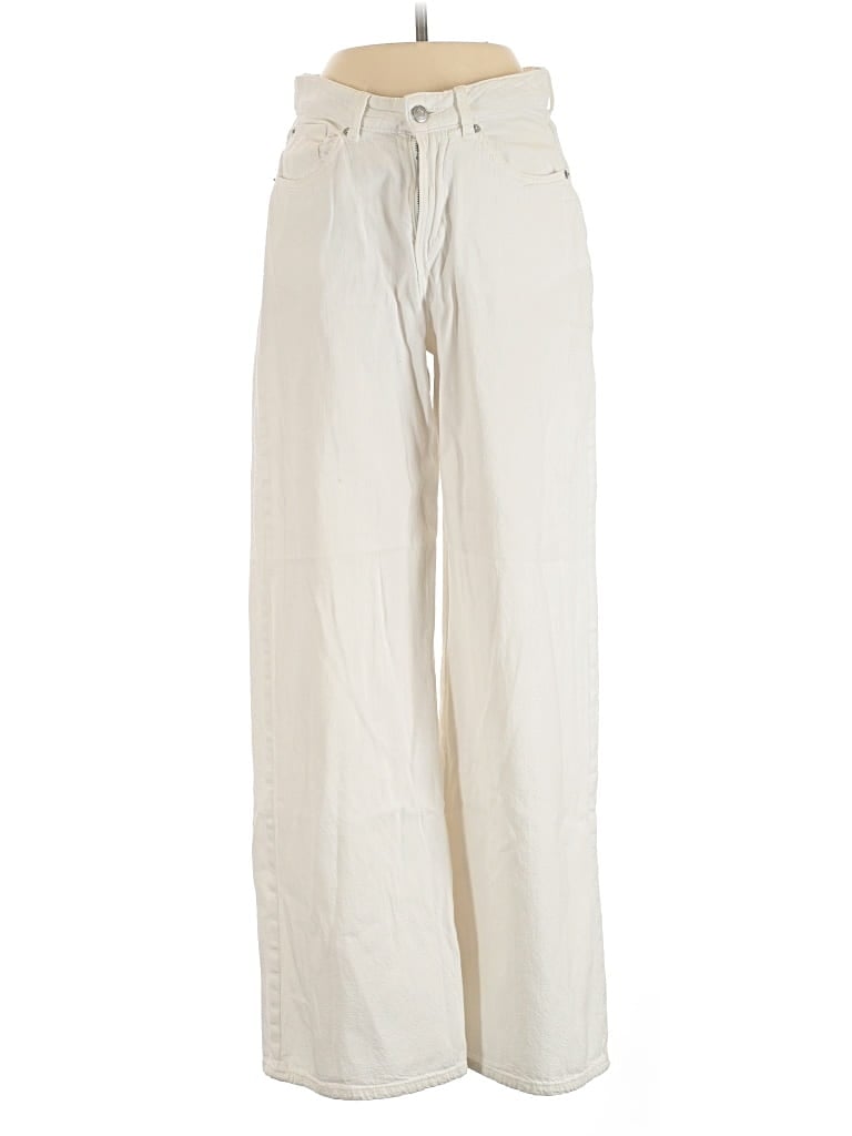 Pre-owned Pull & Bear Casual Pants In Ivory