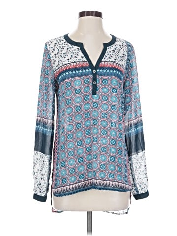 Love on a Hanger Long Sleeve Blouse (view 1)