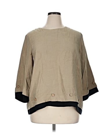 Norm Thompson 3/4 Sleeve Blouse (view 1)