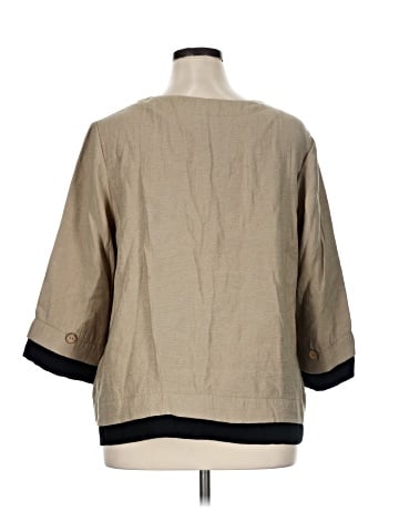 Norm Thompson 3/4 Sleeve Blouse (view 2)