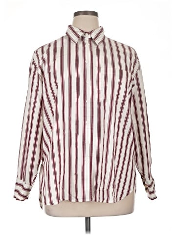 Lane Bryant Long Sleeve Button-Down Shirt (view 1)