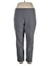 Elle Solid Gray Active Pants Size XL - photo 1
