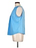 Merona 100% Polyester Blue Sleeveless Blouse Size L - photo 5