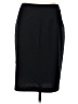 Theory Solid Black Wool Skirt Size 10 - photo 1